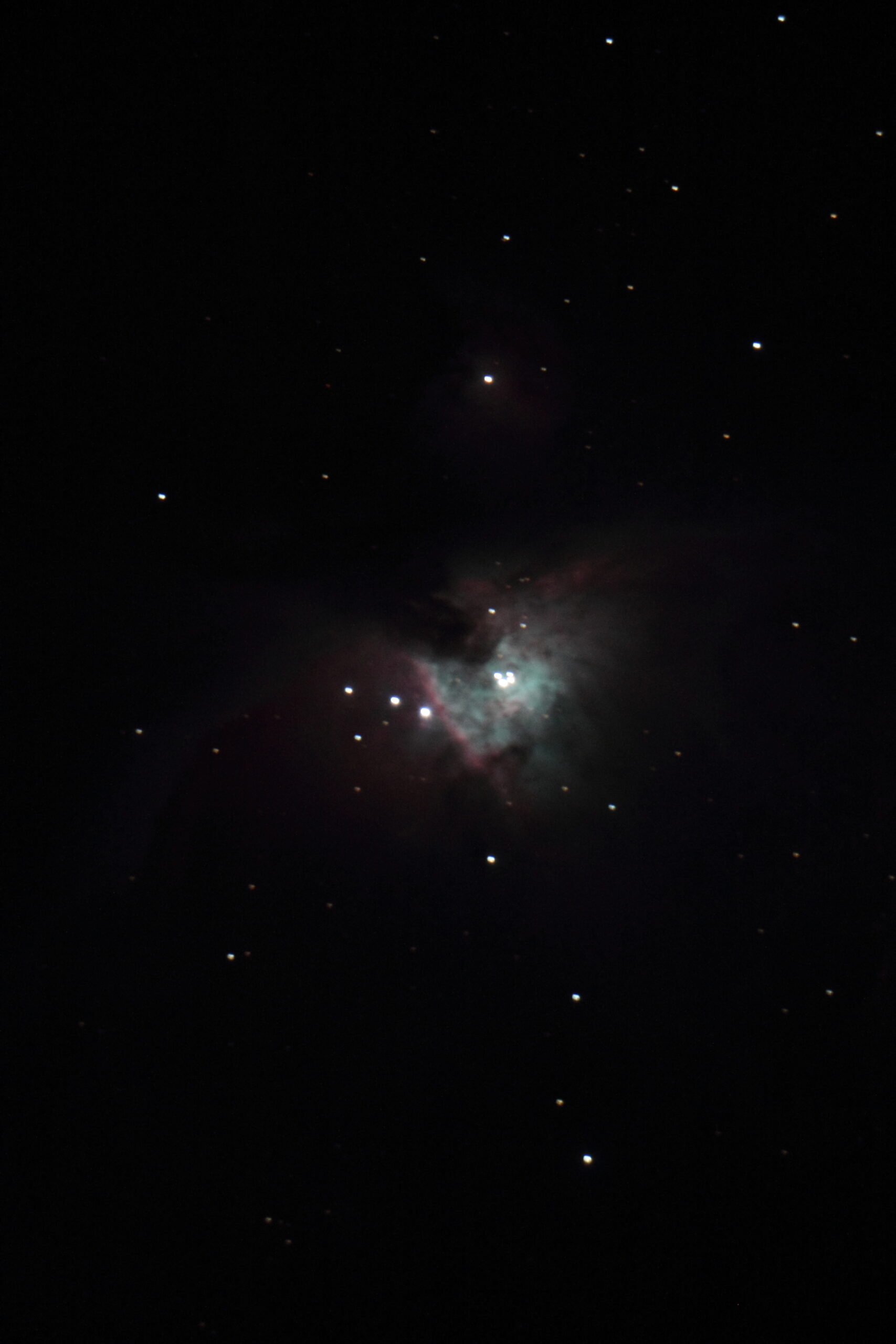 M42 - Nébuleuse d'Orion à Amponville 19/03/2013 (15s de pose sur C8)
